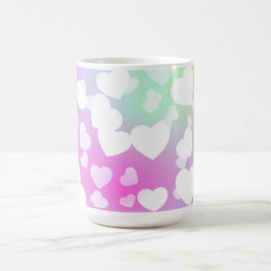 Tasse von Pastelherzen