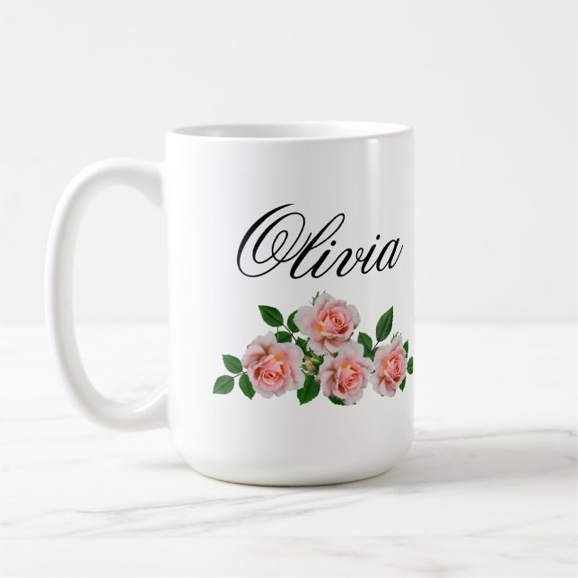 Tasse von personalisierten Namen für Frauen und Mä (Links)