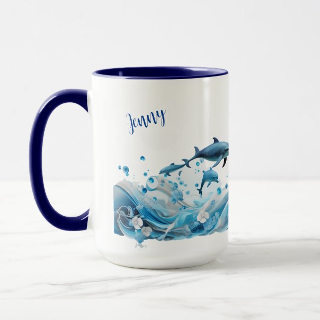 Tasse von personalisierten Schweinen (Links)