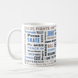 Tasse von Piloten mit Piloten Lingo und A-10