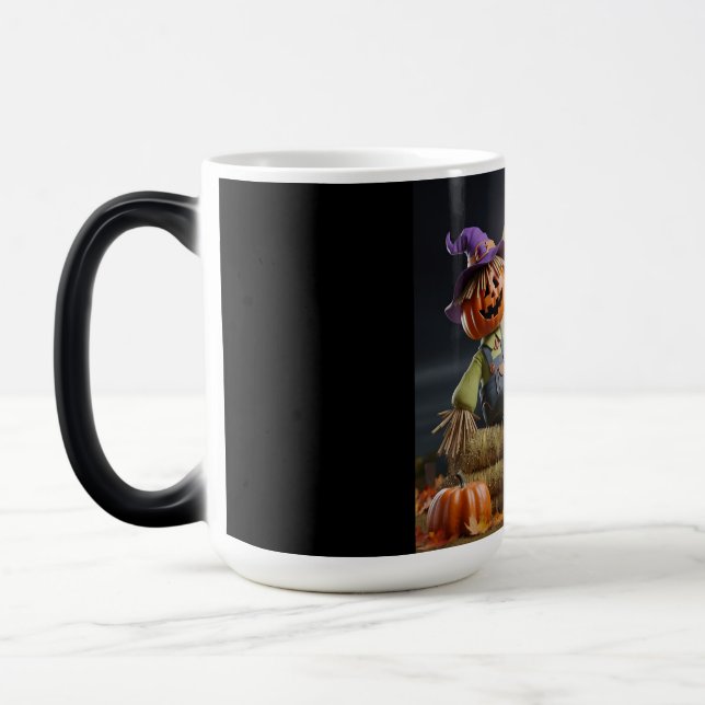 Tasse von Pumpkin und Fledermäusen (Links)