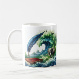 Tasse von Rogue Writers-Logos