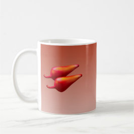 Tasse von Roten Chilis Paprikaschoten