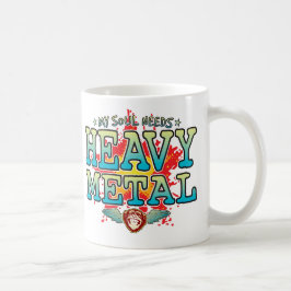 Tasse von schwermetallhaltigem Soul