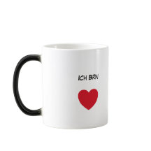 Tasse von Trinkbehältern mit deutschem Zitat