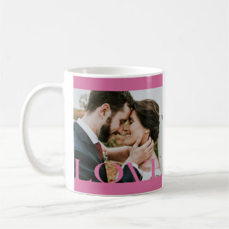 Tasse von typografischen LIEBEN für Frame Design-L