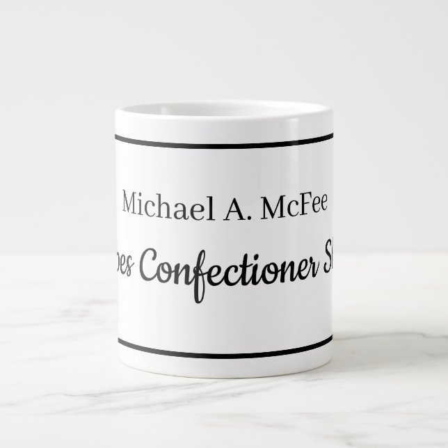 Tasse von Unternehmen — Personalisierte Tasse von  (Vorderseite)