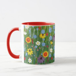 Tasse von Wildblumen