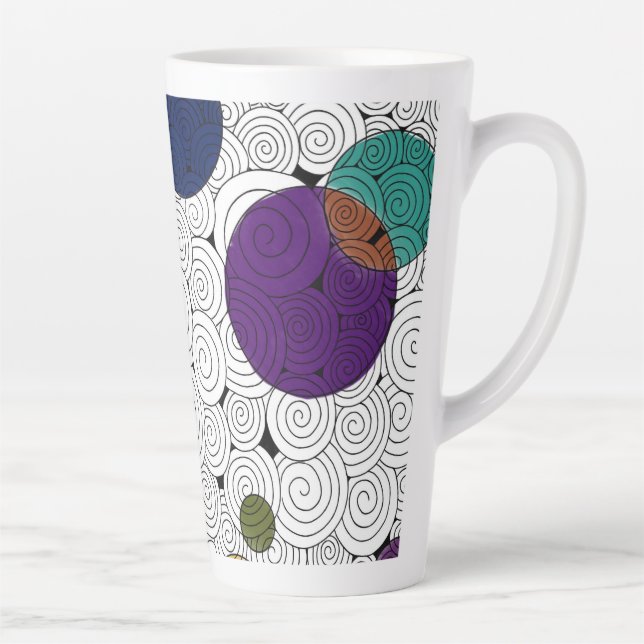 Tasse von Wirbel und Kreisen (Rechts)