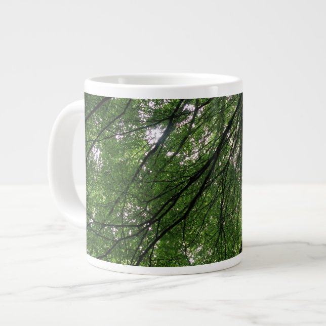 Tasse von Zweigen und Blätter (Vorderseite Links)