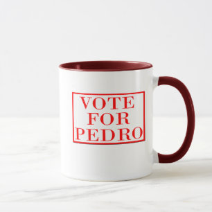 Tasse Vote pour Pedro