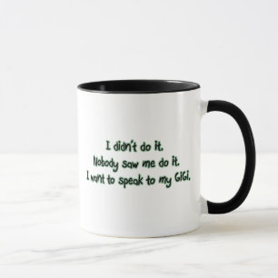 Tasse Voulez parler à GiGi
