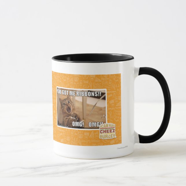 Tasse Vous m'avez obtenu des rubans ! ! (Droite)