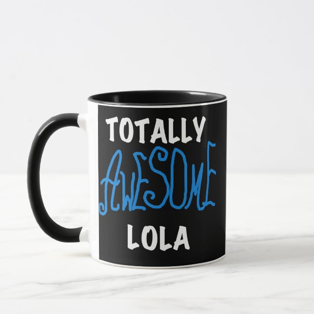 Tasse Vraiment génial Lola Blue Tshirts et cadeaux (Gauche)