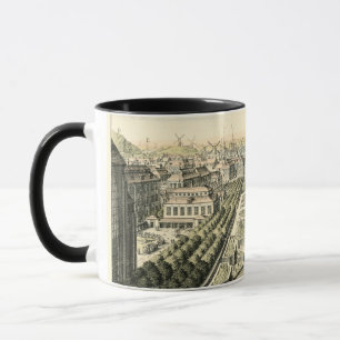 Tasse Vue aérienne de jardin formel par Éric Dahlbergh