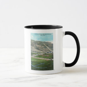 Tasse Vue aérienne de la Colombie GardensButte, la TA
