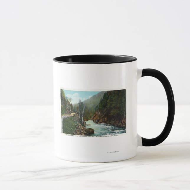 Tasse Vue aérienne de la rivière Ausable près de Wilming (Droite)