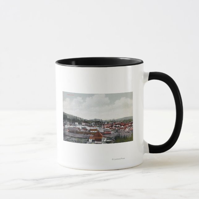 Tasse Vue aérienne de la ville (Droite)
