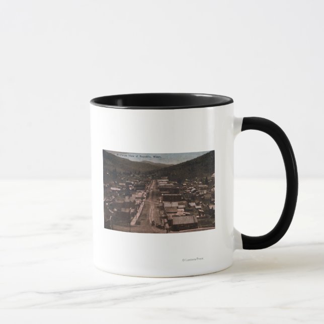 Tasse Vue aérienne de la ville 3 (Droite)