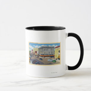 Tasse Vue aérienne de rue de D