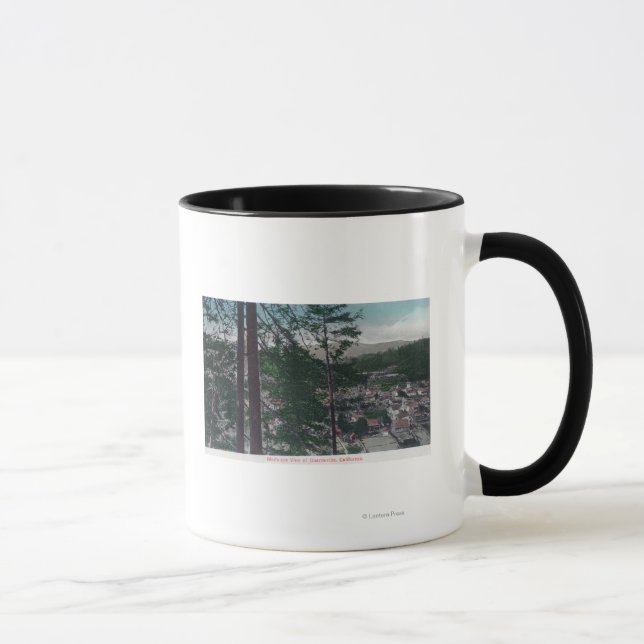 Tasse Vue aérienne de TownGuerneville, CA (Droite)