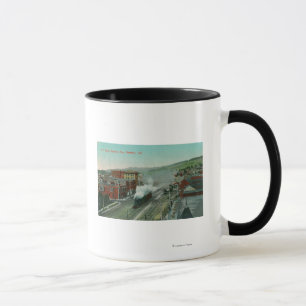 Tasse Vue aérienne de train de PS d'avenue de Shattuck