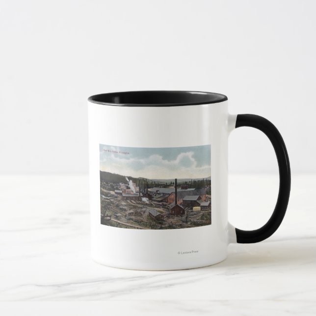 Tasse Vue aérienne des moulins à papier (Droite)