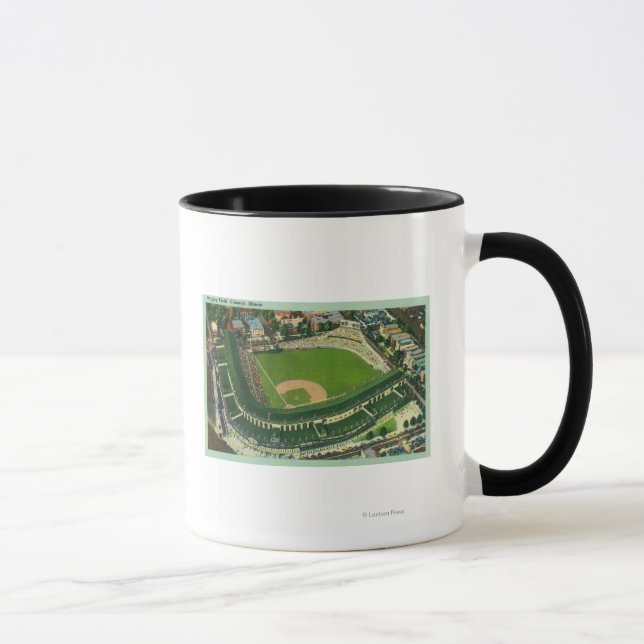 Tasse Vue aérienne du champ Wrigley # 2Chicago, IL (Droite)
