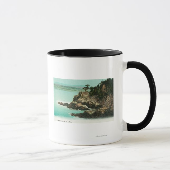 Tasse Vue aérienne du dôme d'aigle à Point Lobos (Droite)