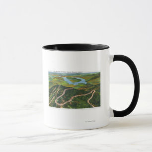 Tasse Vue aérienne du mémorial Hwy de Whiteface Mt