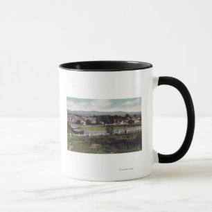 Tasse Vue aérienne du TownAlturas, CA