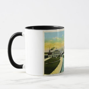 Tasse Vue au-dessous du Soo, serrures de Soo, Michigan