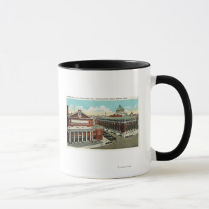 Tasse Vue d'avenue de mA de symphonie, horticole