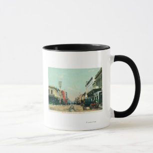 Tasse Vue d'AvenueSanta Pacifique Cruz, CA