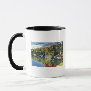 Tasse Vue de baie de paradis et de montagne noire de