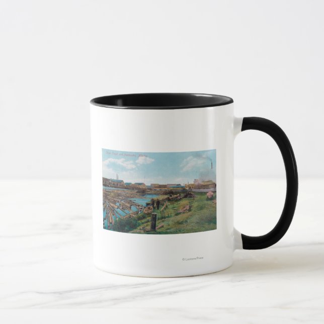 Tasse Vue de Chena Slough depuis la ville (Droite)