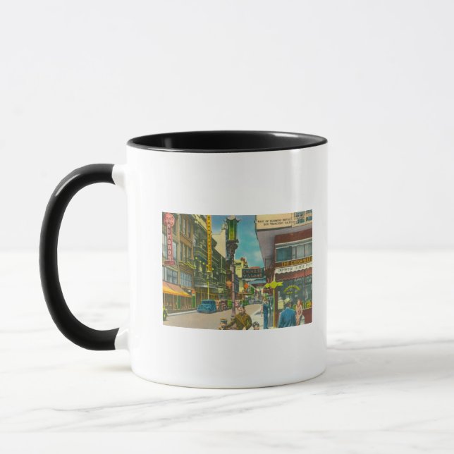 Tasse Vue de Chinatown Business Section (Gauche)