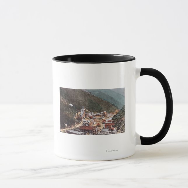 Tasse Vue de la mine Hecla sur le canyon (Droite)