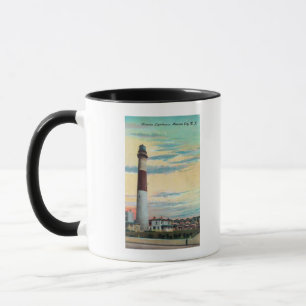 Tasse Vue de la ville d'Absecon LighthouseAtlantic, NJ