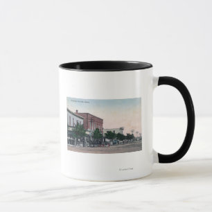 Tasse Vue de la ville principale de StreetScott, KS