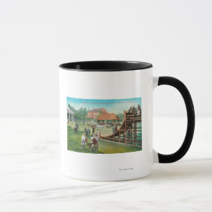 Tasse Vue de l'aire de jeux pour enfants