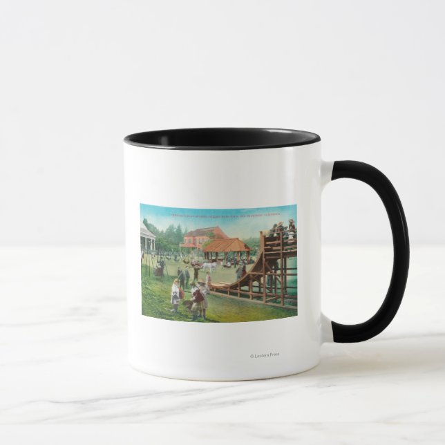 Tasse Vue de l'aire de jeux pour enfants (Droite)