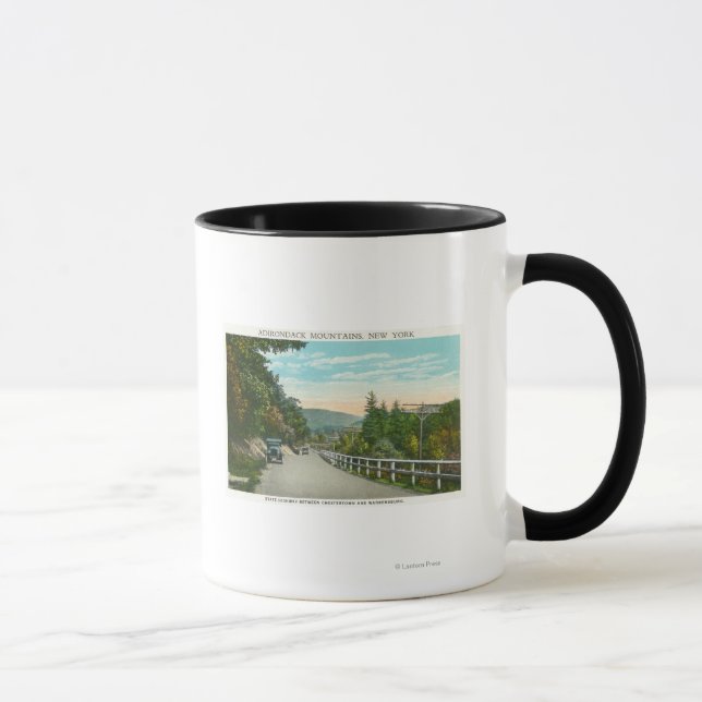 Tasse Vue de l'autoroute nationale vers Warrensburg (Droite)