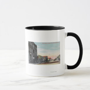 Tasse Vue de l'Ouest de Main StreetKennewick, WA
