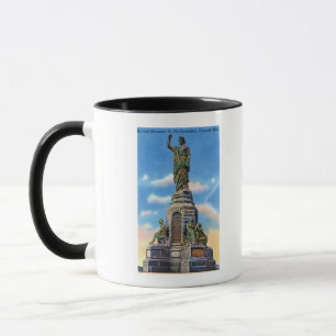 Tasse Vue de monument national aux ancêtres des USA