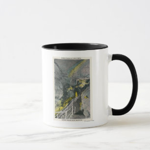 Tasse Vue de pagoda chinoise dans le temple du titan