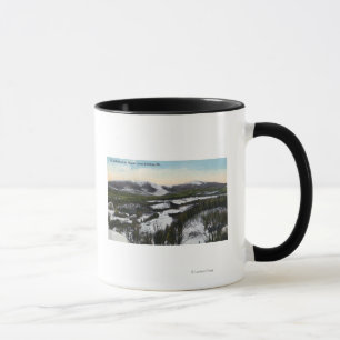 Tasse Vue de Saddleback de bâti pendant l'hiver