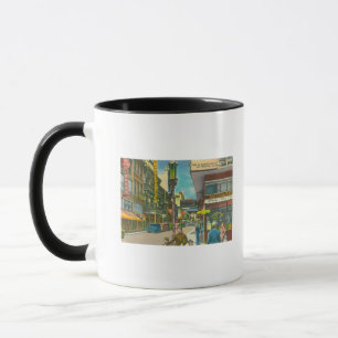 Tasse Vue de section d'affaires de Chinatown
