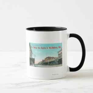 Tasse Vue de StreetHealdsburg occidental, CA