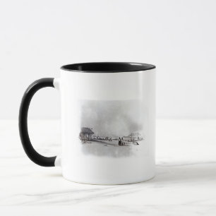 Tasse Vue de Valparaiso, 1834